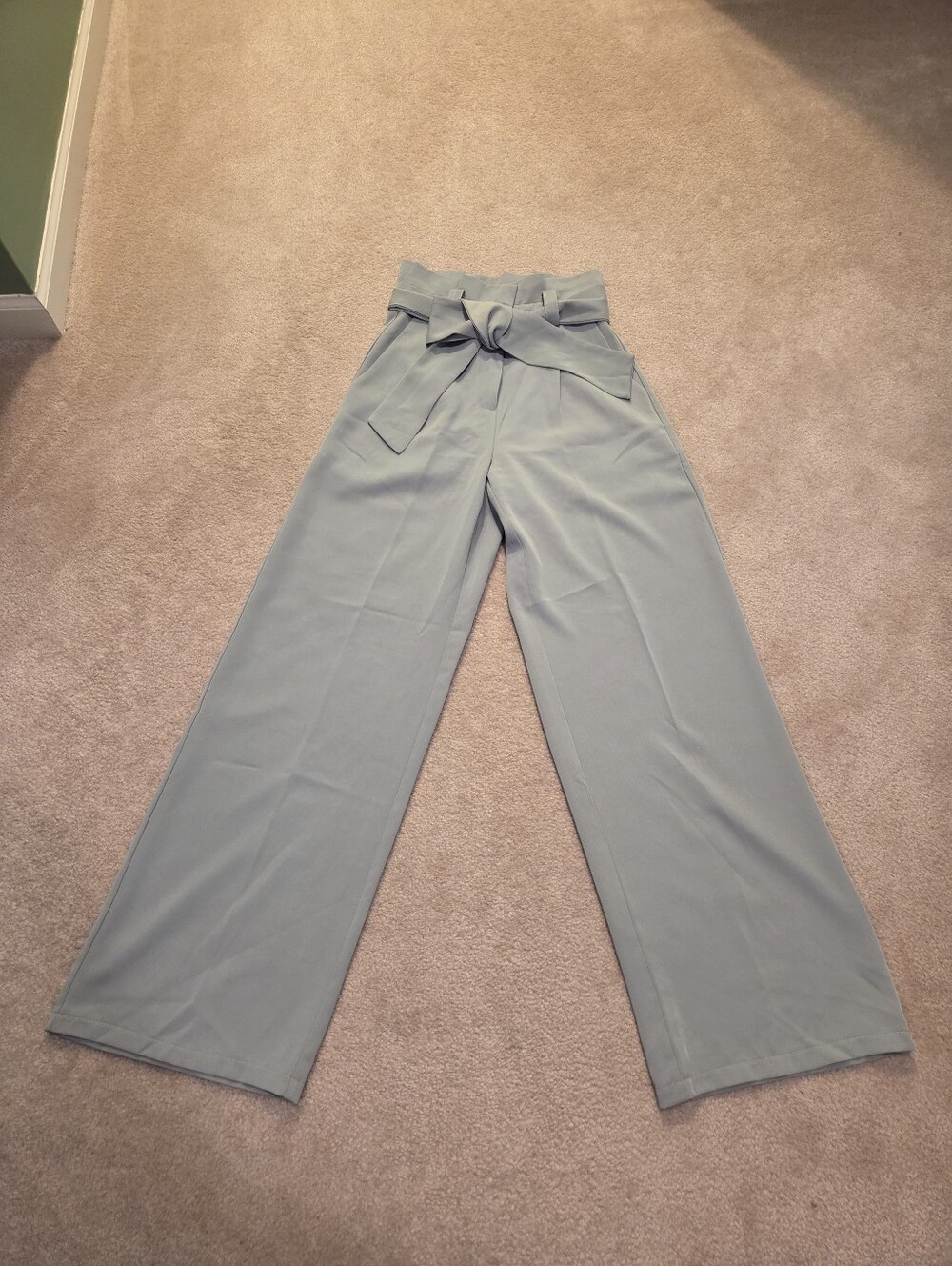 Petal & Pup Sage Green Wide-Leg Pants